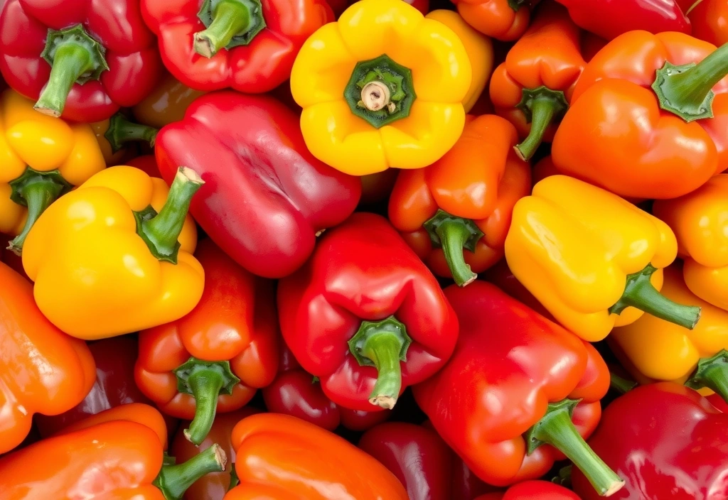 Colorful bell peppers